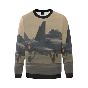 HOODIE - 7 Men's Oversized Fleece Crew Sweatshirt e-joyer